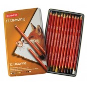 Scatola in metallo 12 matite Drawing - Derwent