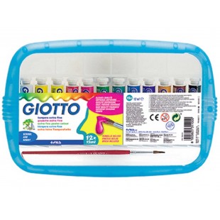 Giotto TEMPERA EXTRA in tubetto 12 ml - SCATOLA 12 PZ Giotto TEMPERA EXTRA in tubetto 12 ml - SCATOLA 12 PZ