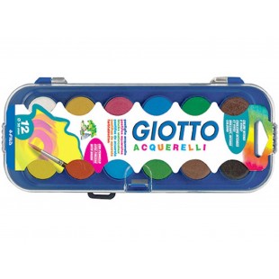 Giotto ACQUERELLI diametro 30 mm - CONFEZIONE 12 PZ Giotto ACQUERELLI diametro 30 mm - CONFEZIONE 12 PZ