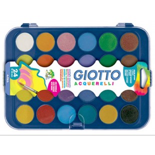Giotto ACQUERELLI diametro 30 mm - CONFEZIONE 24 PZ Giotto ACQUERELLI diametro 30 mm - CONFEZIONE 24 PZ