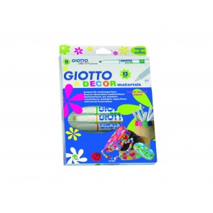 Giotto DECOR MATERIALS - Astuccio 12 pz