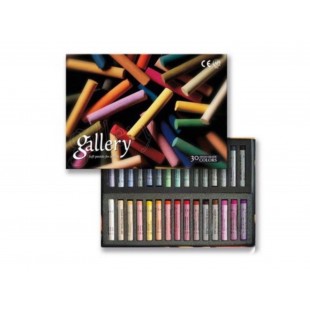 Pastelli tondi morbidi GALLERY- scatola 30 pz colori assortiti Pastelli tondi morbidi GALLERY- scatola 30 pz colori assortiti